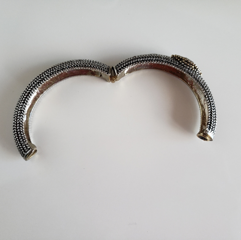 Bracelet with black acrylic stone. - Picture 6 of 6